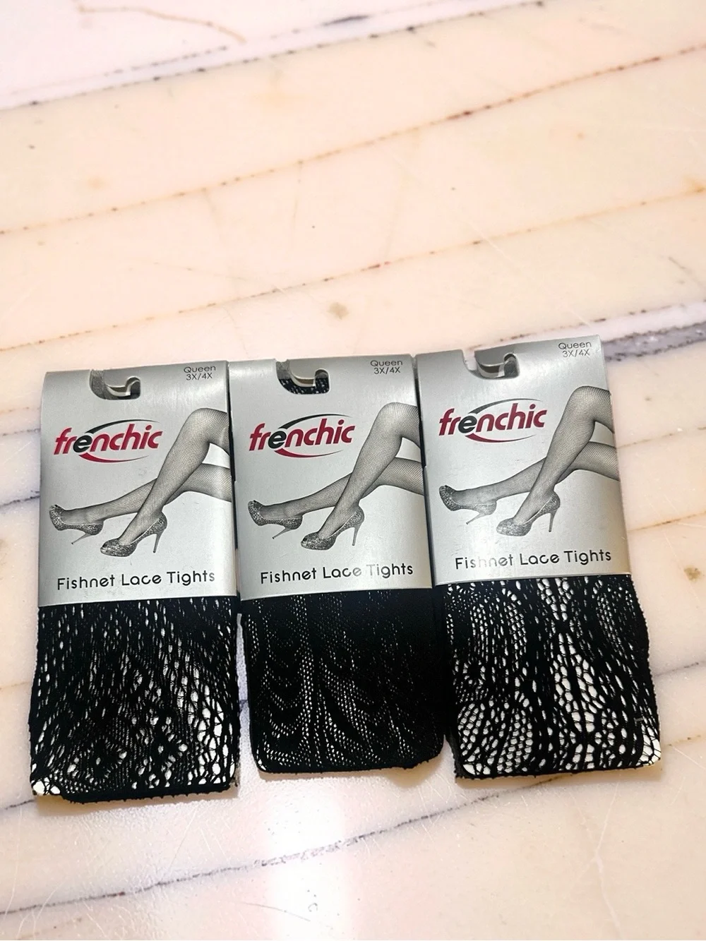 Fishnet Lace Tights Sz Queen BT11